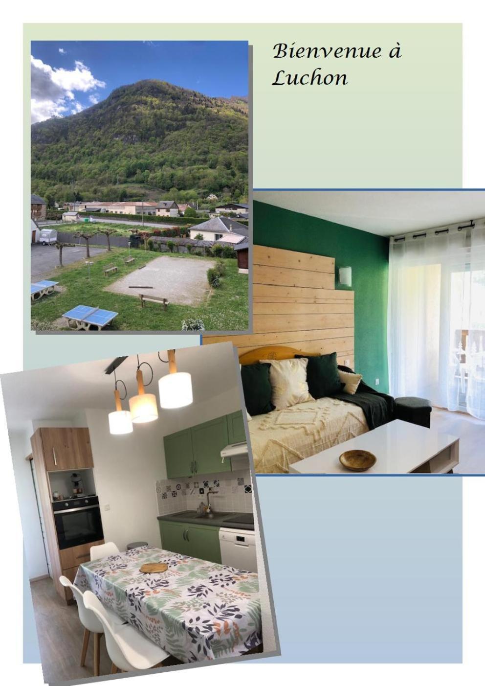 Appart T 3 Bagneres-De-Luchon Vue Montagne - Piscine Mi Juin Luaran gambar